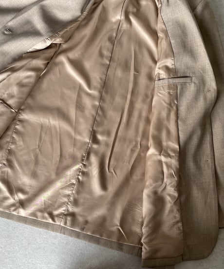 over size set up suit(gray/beige)