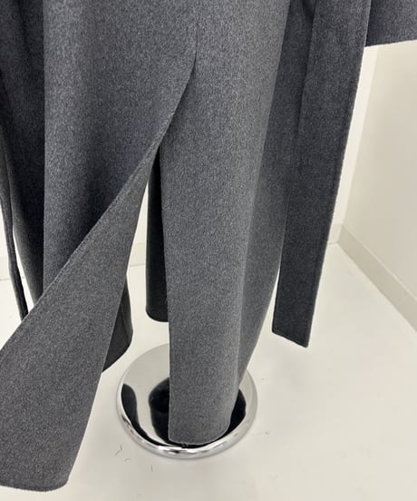 wool gown coat
