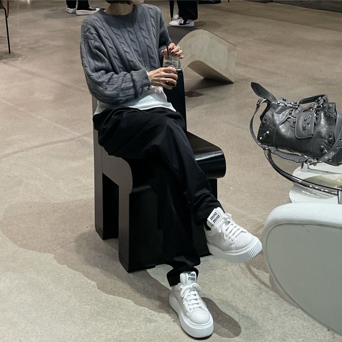 ok.soon×dickies 2tuck tapered chino pants (blac ok.soon×dickies 2tuck tapered chino pants (blac
