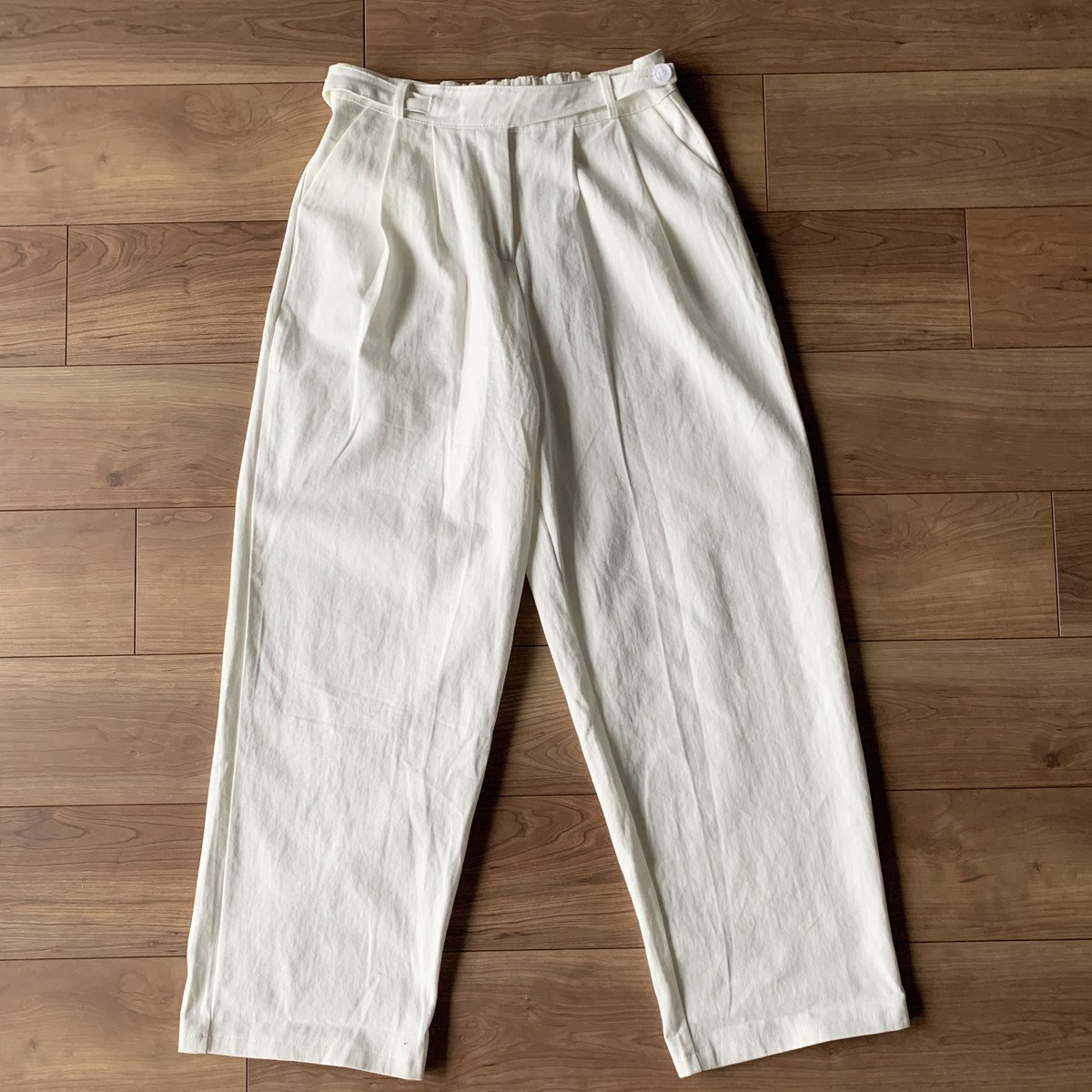 ok.soon ワイドパンツ size2 100%コットン pre-order2］cotton nylon wide pants | ok.soon