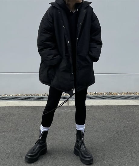 oversize coach jacket black