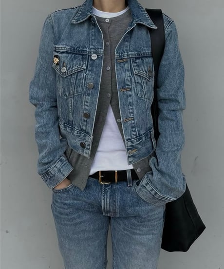 merino wool crew neck cardigan
