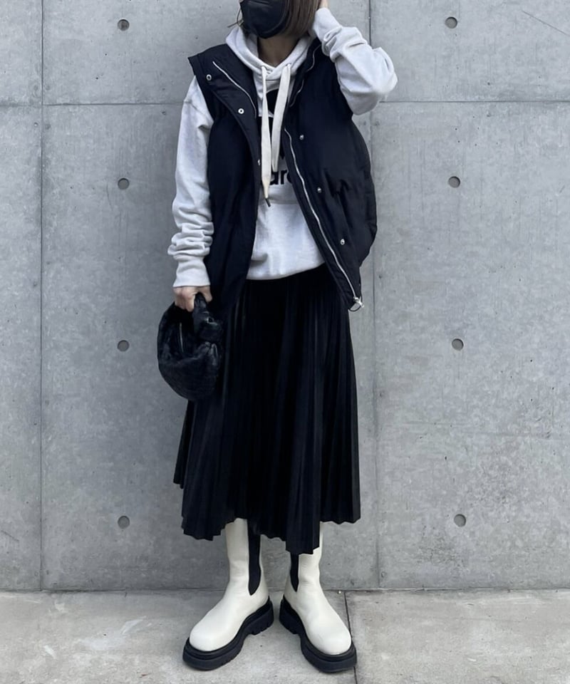 padding vest(black/camel) | ok.soon padding vest(black/camel) | ok.soon