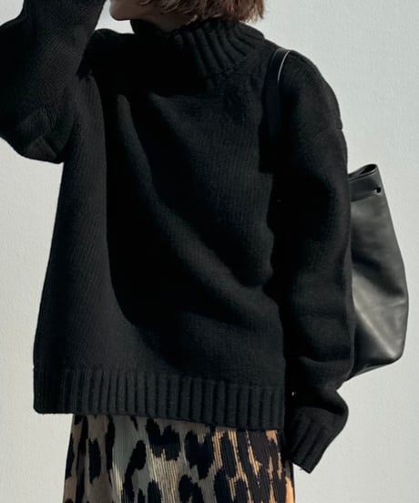 pullover turtle knit