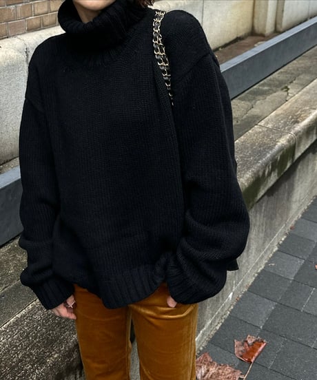 pullover turtle knit
