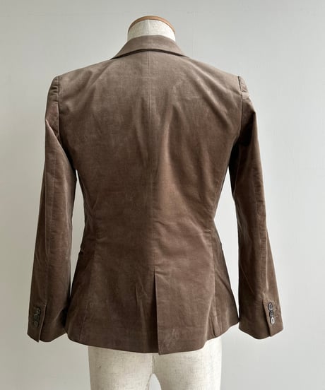 ok.soon×piccadilly velours jacket(brown)