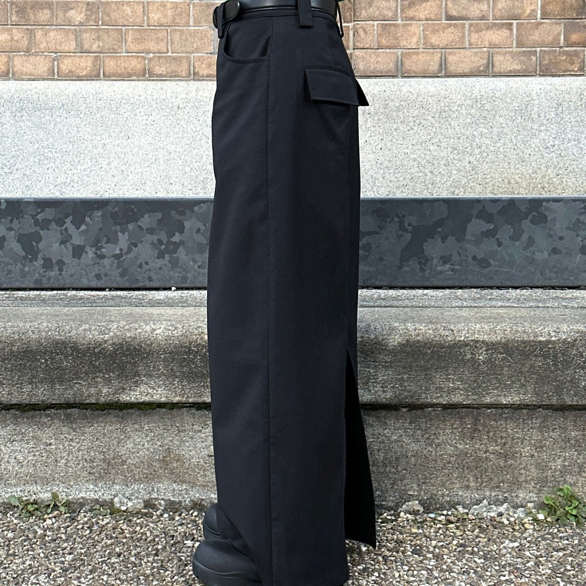 maxi skirt black | ok.soon
