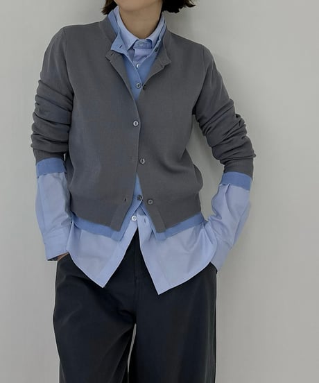 layered cardigan
