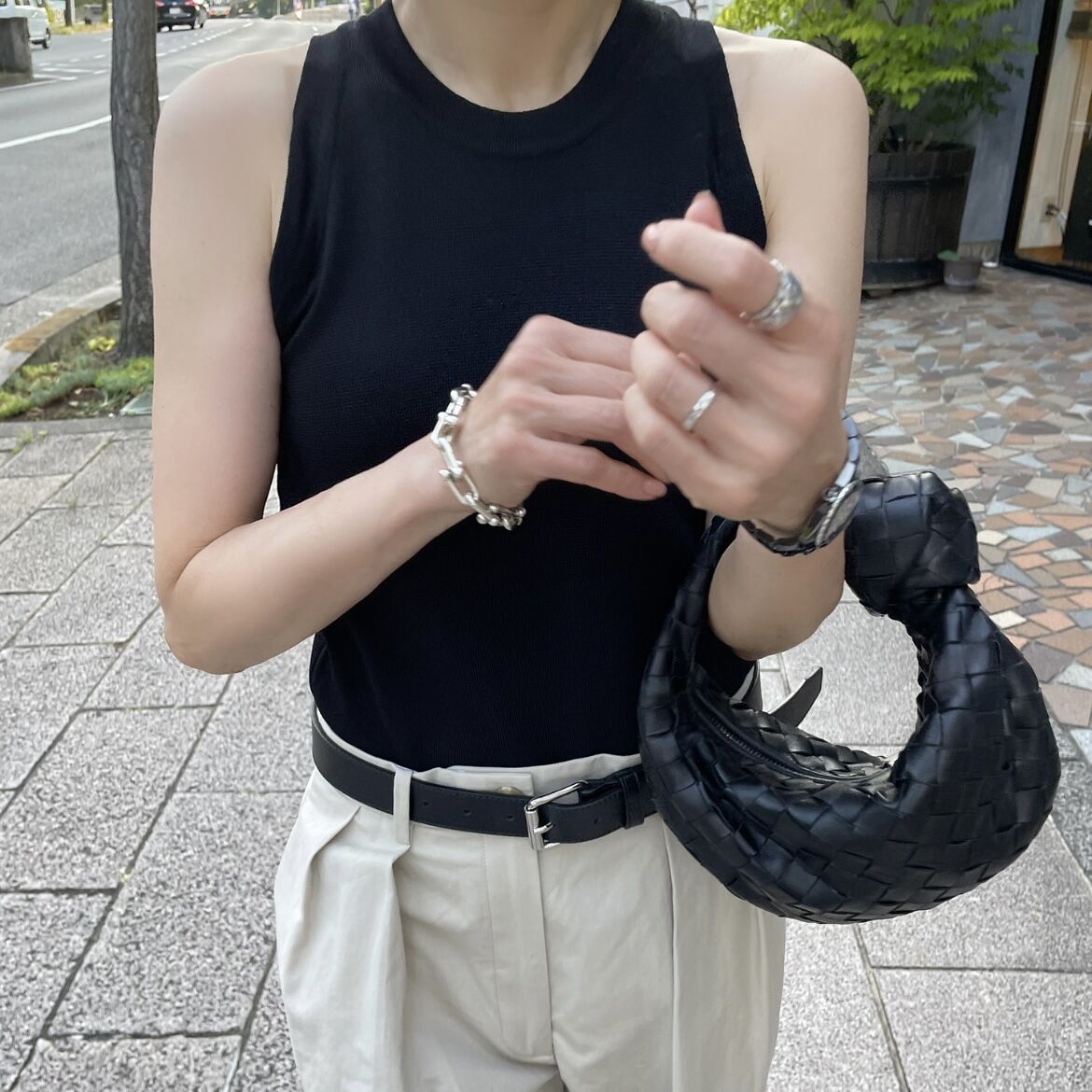 d.i.a. ホルターネック ホルターネックタンクトップwhite,black | ok.soon