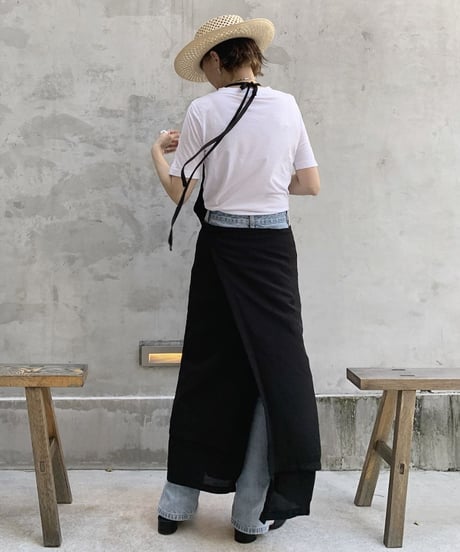 エプロンドレスblack