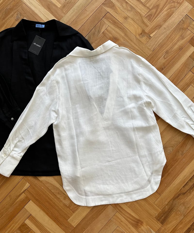 sheer check skipper shirt hholc navy 新品 sheer check skipper shirt – hholic