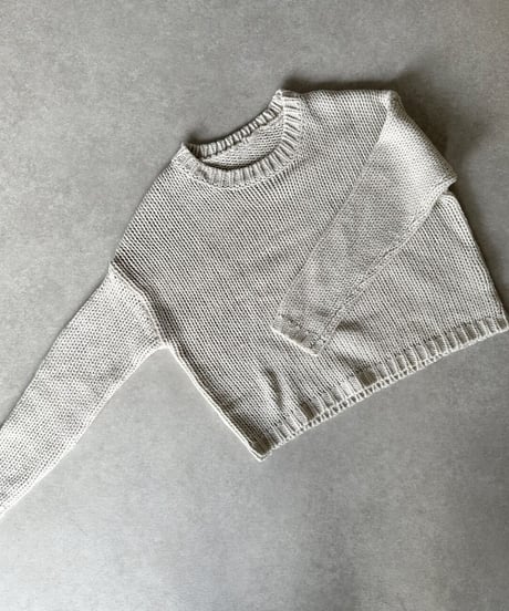 wool blend knit ivory