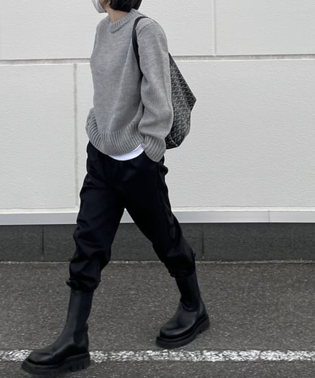 ok.soon×dickies 2tuck tapered chino pants (black)
