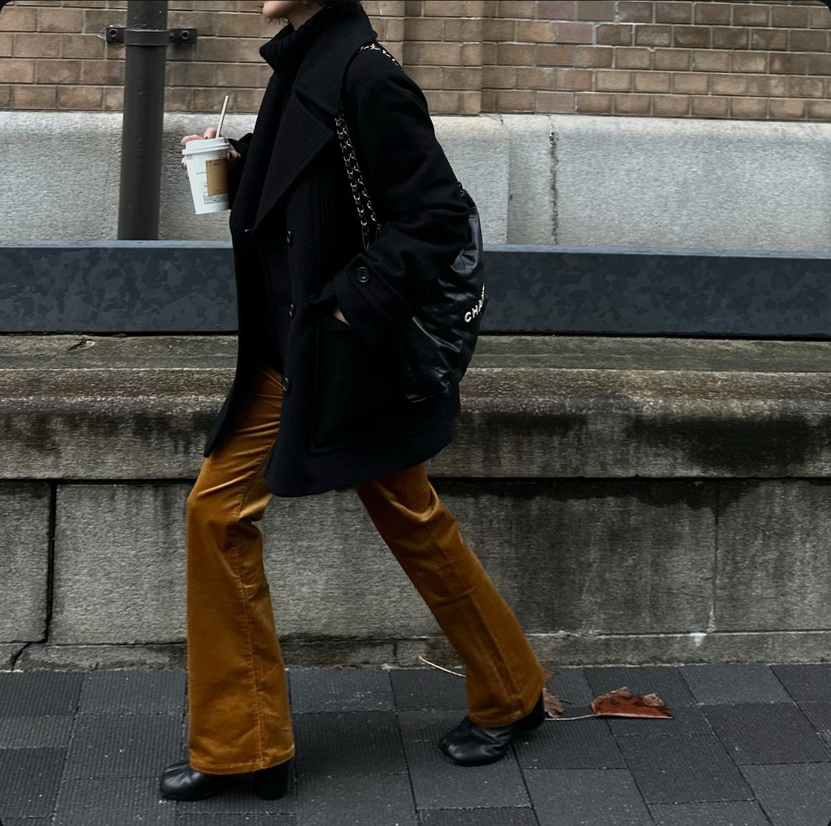 ok soon オクスンピーコート ブラック pea coat | ok.soon