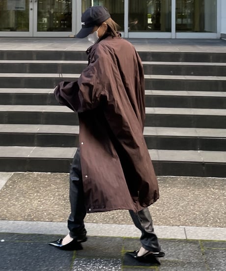 light soutien collar coat (brown)