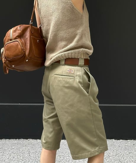 ok.soon×dickies chino half pants