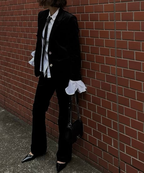 ok.soon×piccadilly velours jacket(black)
