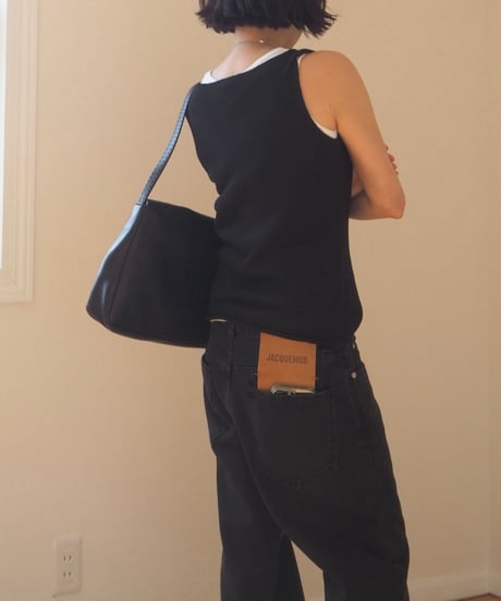relax series linen blend cardigan & sleeveless knit