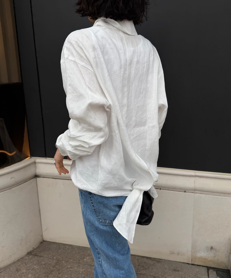 linen shirt white | ok.soon