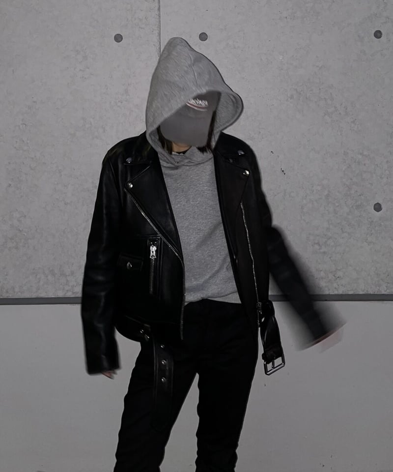 compact hoodie (black/gray) | ok.soon compact hoodie (black/gray) | ok.soon