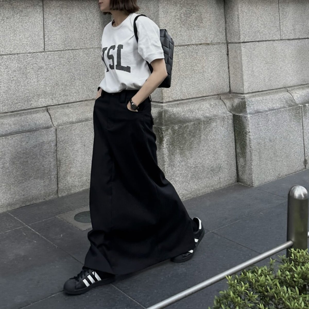 スカート ok.soon maxi skirt black maxi skirt black | ok.soon