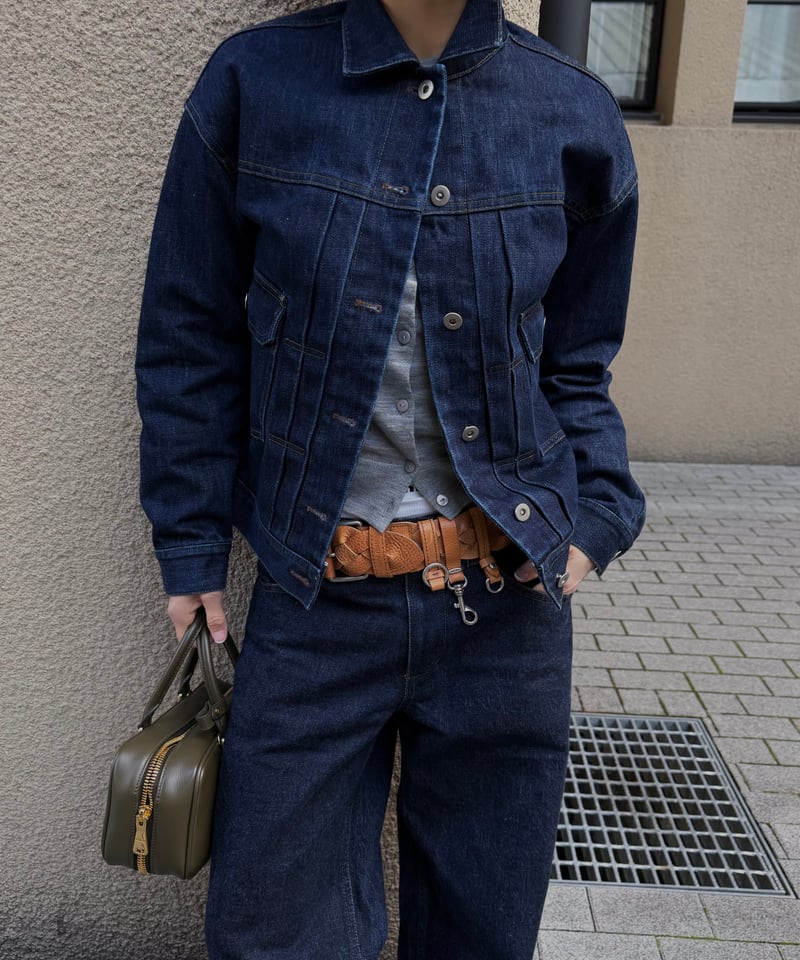 ok.soon indigo denim 濃紺デニムジャケット indigo denim ［jacket］ | ok.soon