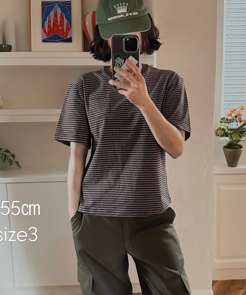 W stripe t shirt | ok.soon