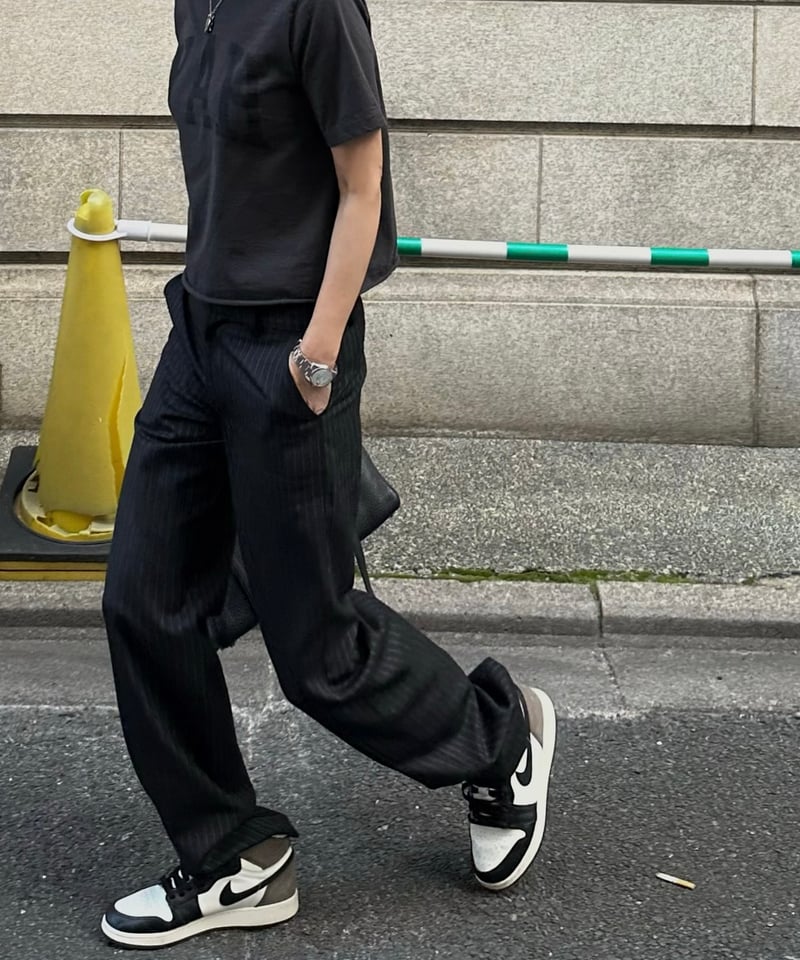 パンツ ok.soon pinstripe slacks 3 pinstripe slacks | ok.soon