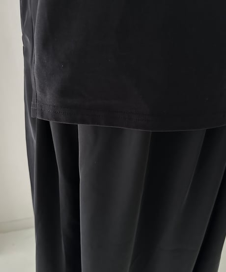 black maxi dress