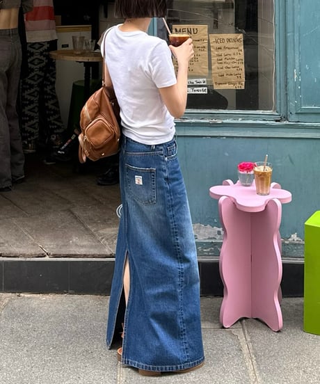 ok.soon×piccadilly OGC DENIM MAXI SKIRT