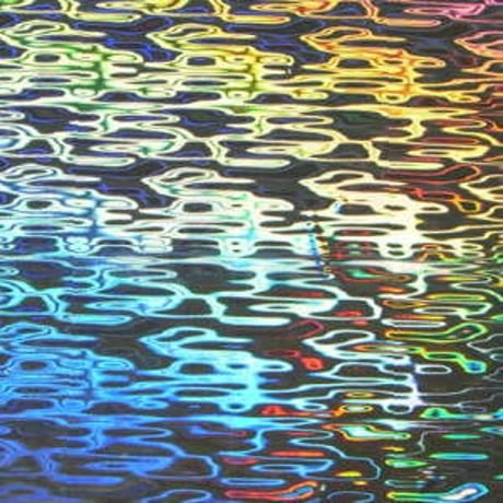 ホログラムシート ウォーターベース  シルバー(シールタイプ)  60cm×1m