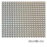 ホログラムシート マイクロレンズ  シルバー(シールタイプ)  60cm×3m