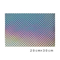 ホログラムシート 1/4フィッシュスケール (シールタイプ) 20ｃｍ×30ｃｍ  (約A4サイズ)
