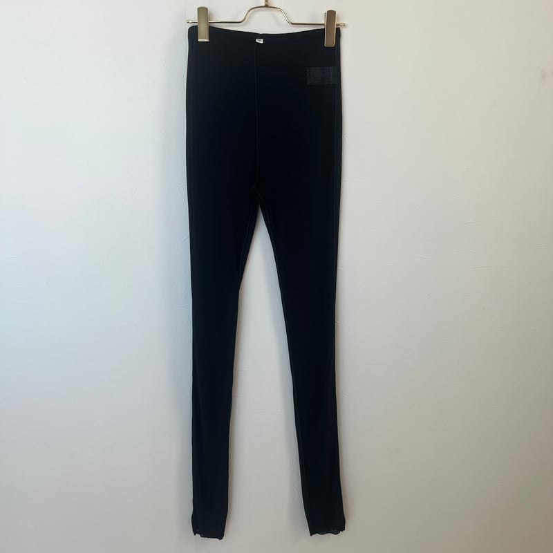 シシクイ　リブレギンス Rib Knit legg / BLACK – SHISHIKUI