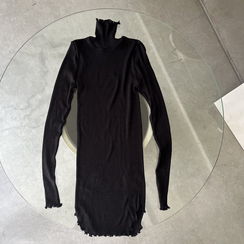 HAKUJI Wool rib High neck pull over / 3color |