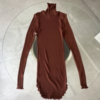 HAKUJI Wool rib High neck pull over / 3color