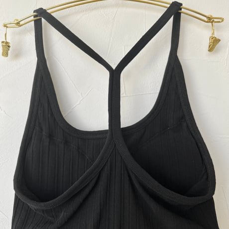 【HAKUJI】Wide rib bra tank top