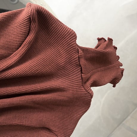 HAKUJI Wool rib High neck pull over / 3color