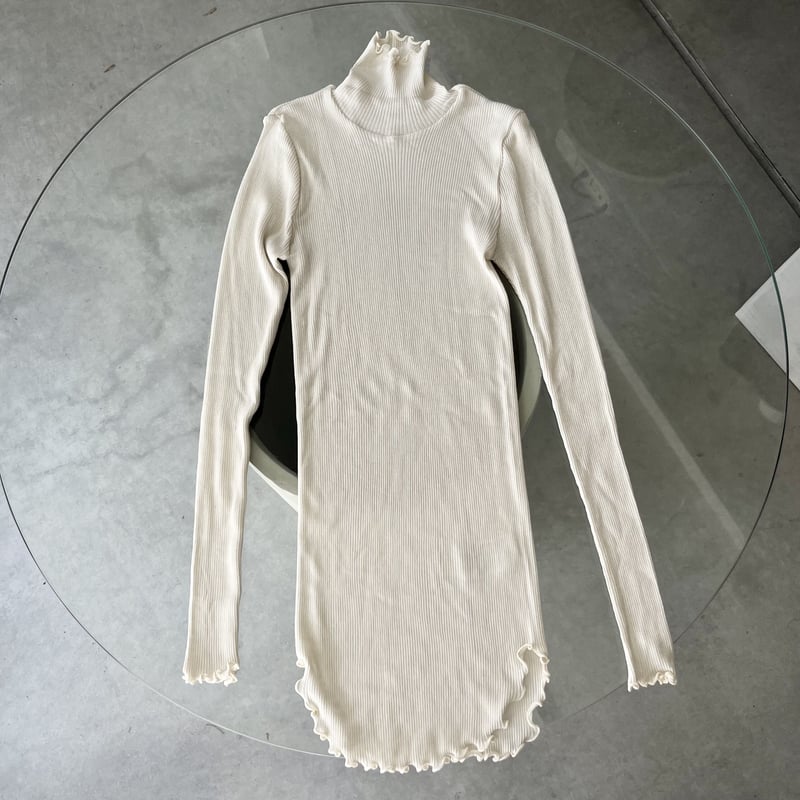 トップス HAKUJI Wool rib High neck PO HAKUJI(ハクジ)/Wool rib H/N PO(ハイネックプルオーバー