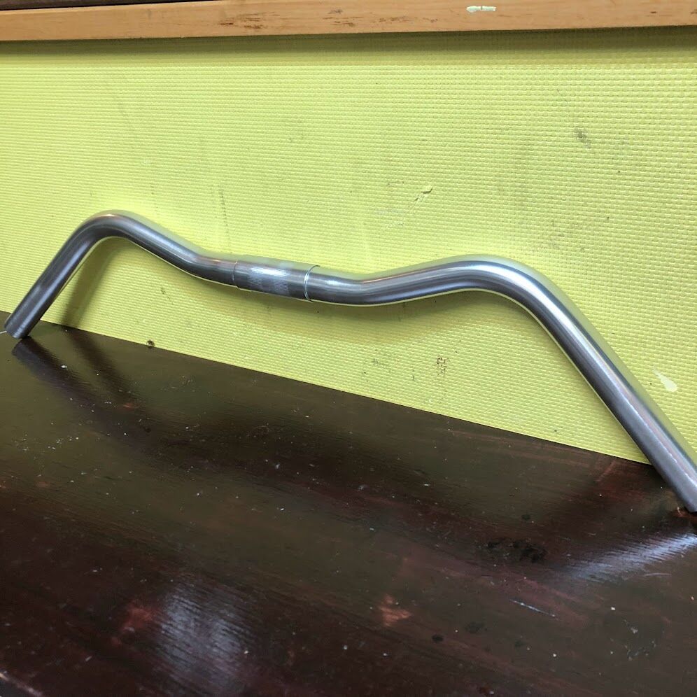 日東　Nitto B2522AA シルバー 570 ハンドルバー　オールドMTB NITTO（ニットー）B2522 AA SSB ハンドルバー クランプ径：31.8