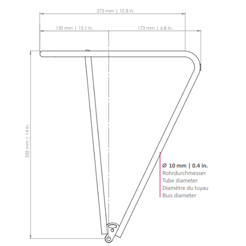 TUBUS：FLY CLASSIC REAR RACK チューブス フライ クラシック リアラ