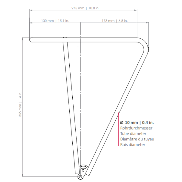 TUBUS：FLY CLASSIC REAR RACK チューブス フライ クラシック リアラ