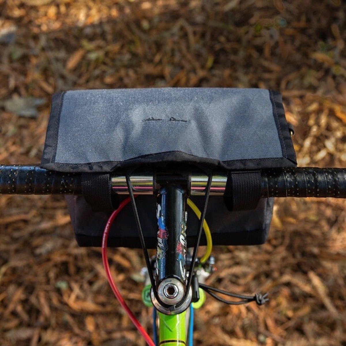 Outershell:Drawcord Handlebar Bag - Graphite X- Outershell:Drawcord Handlebar Bag - Graphite X-