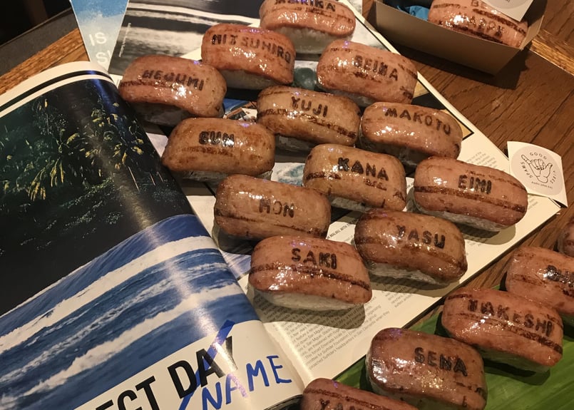 名入れオリジナルスパムむすび | SPAMS GOOD