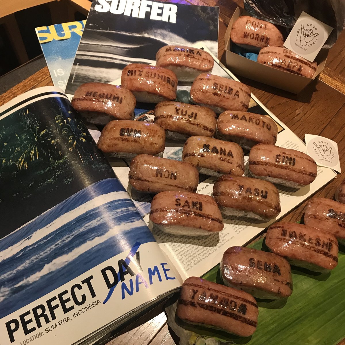 名入れオリジナルスパムむすび | SPAMS GOOD