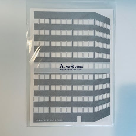 AUI-AO Design｜WINDOW OF BUILDING レターセット
