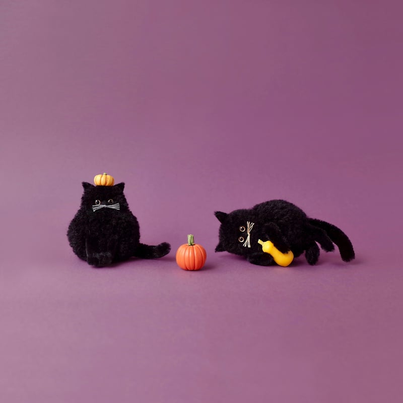 PDFテキスト】毛糸で作るtrikotriのぽんぽん 黒猫 | trikotri store