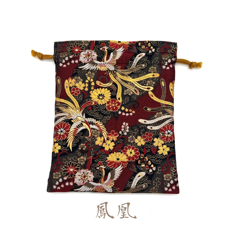 m　西陣織高級金襴　巾着袋Bタイプ他 Amazon｜千糸繍院 西陣織 金襴 巾着袋（裏地付き） 翡翠龍 中