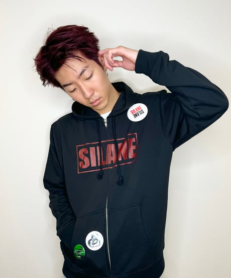 silane ジップパーカー