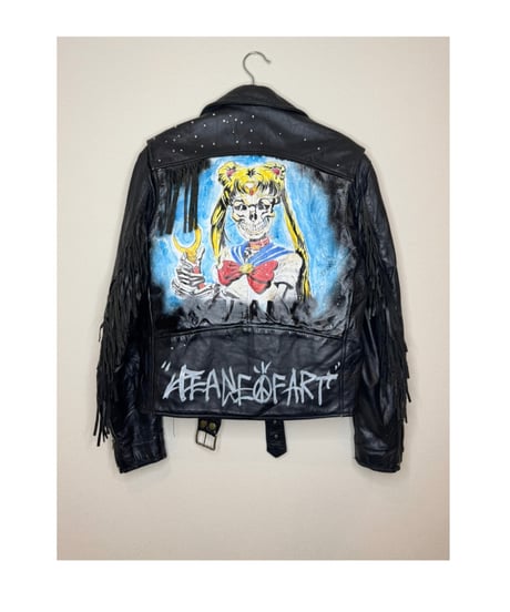 リメイク古着　レザージャケット